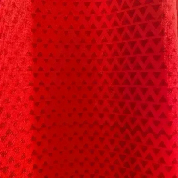 Texas Rangers Boys Spandex Leggings Pants size Large 12-14 EUC in red pattern - Picture 8 of 8